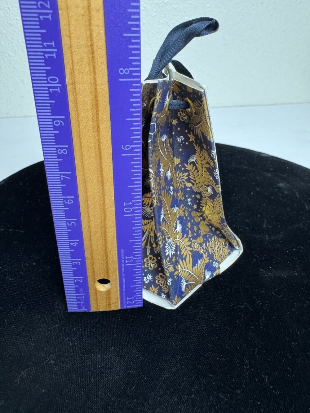 Dior Mini Gift Bag Blue Gold - Picture 4 of 7